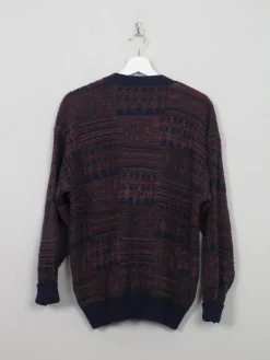 Men's Vintage Patterned Cardigan XS