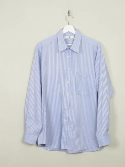 Men's Vintage Pierre Balmain Blue Shirt L