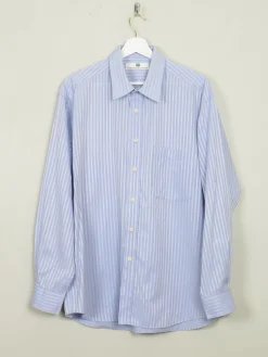 Men's Vintage Pierre Balmain Blue Shirt L