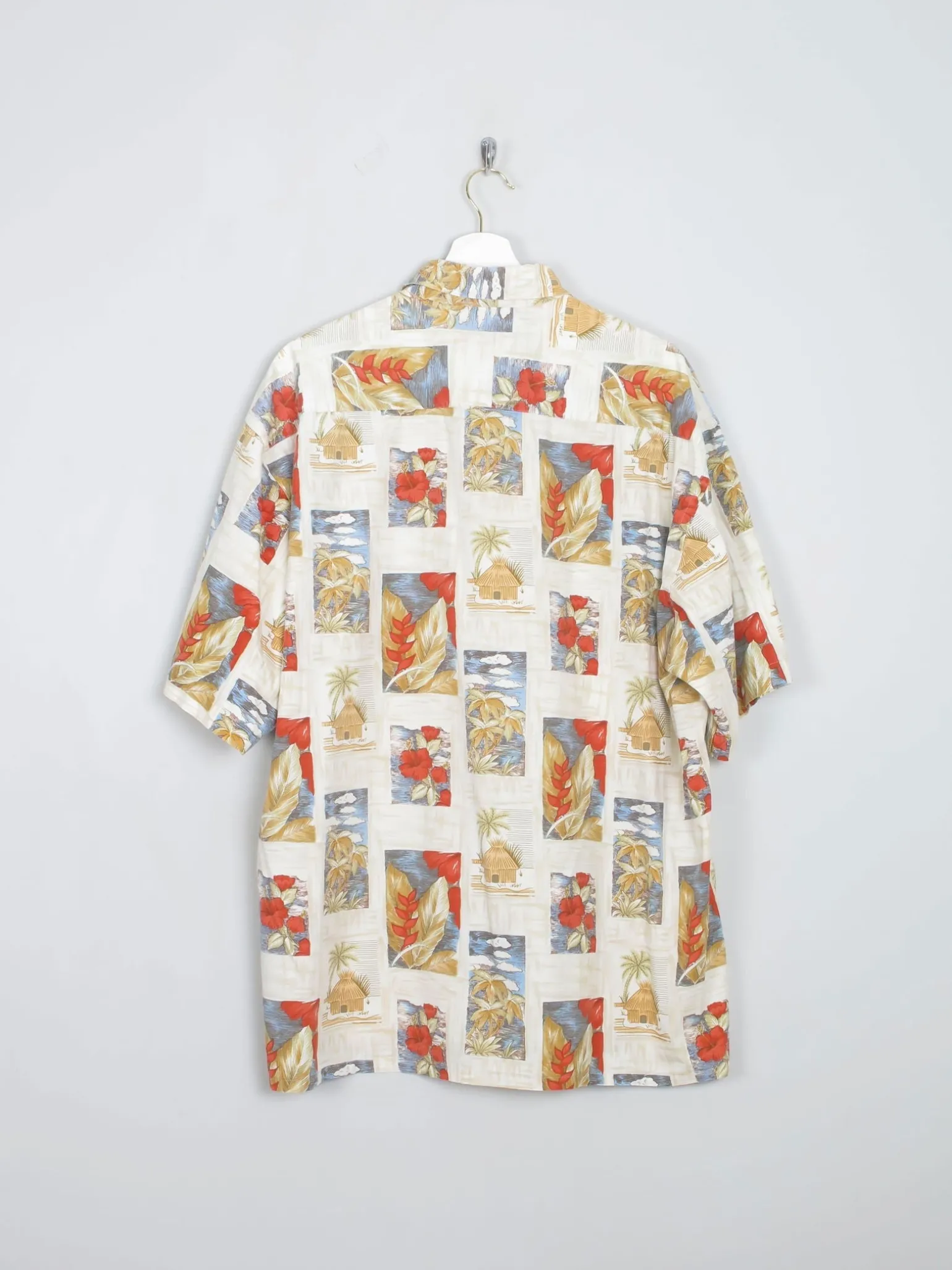 Men's Vintage Pierre Cardin Hawaiian Style Shirt XL