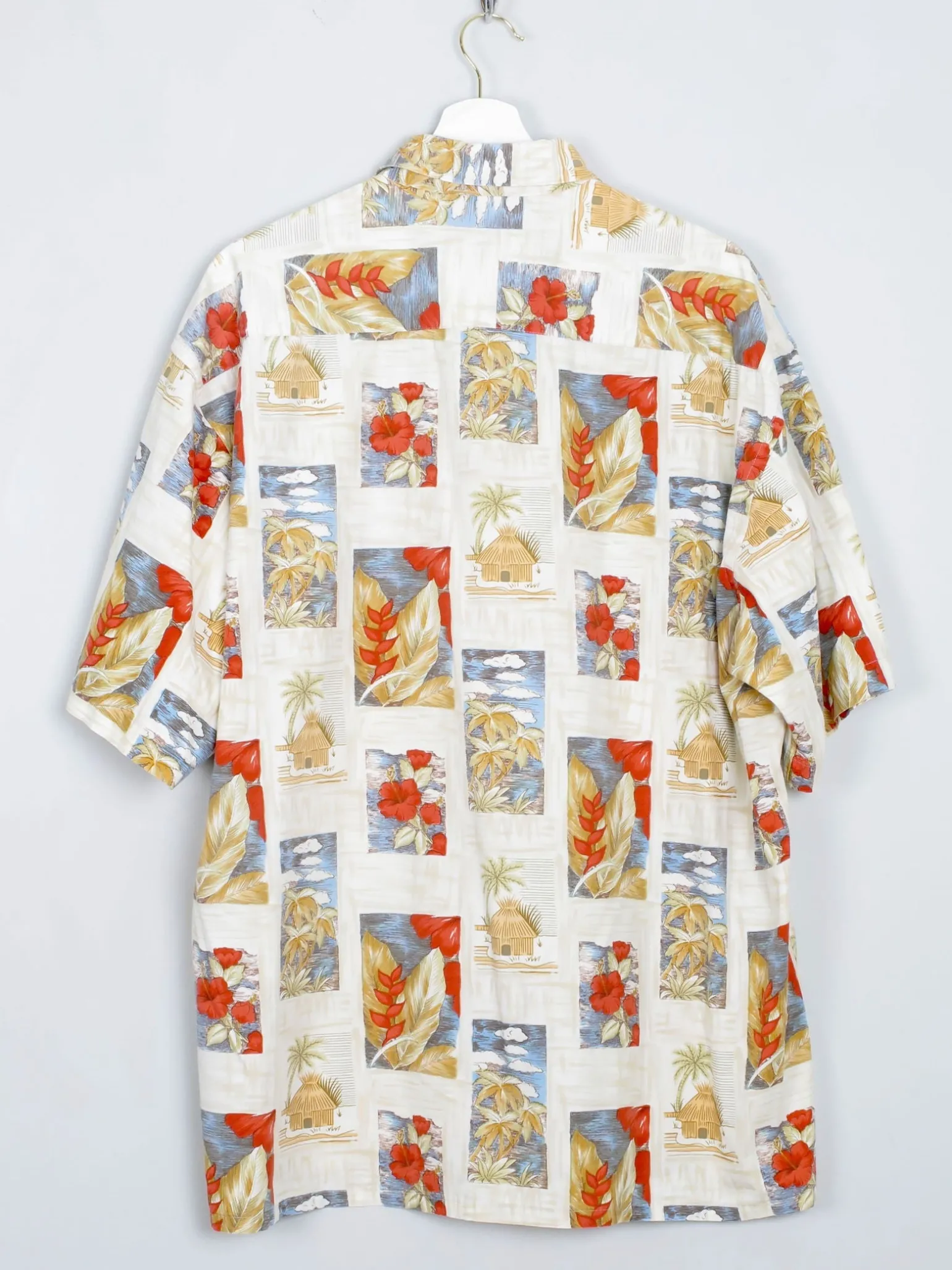 Men's Vintage Pierre Cardin Hawaiian Style Shirt XL
