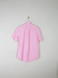 Men's Vintage Pink Check Ralph  Lauren Shirt L