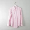 Men's Vintage Pink Striped Shirt L/XL
