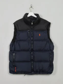 Men's Vintage Polo Ralph Lauren Puffer Gilet M