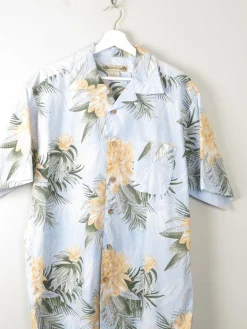 Men's Vintage Printed Hawaiian Shirt L