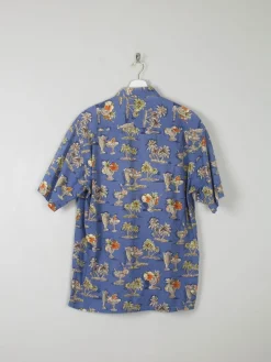 Men's Vintage Printed Pierre Cardin Hawaiian Shirt M