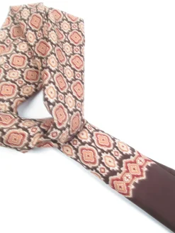 Men's Vintage Printed Scarf