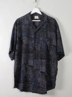 Men's Vintage Printed Shirt L