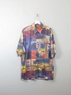 Men's Vintage Printed Shirt L/XL