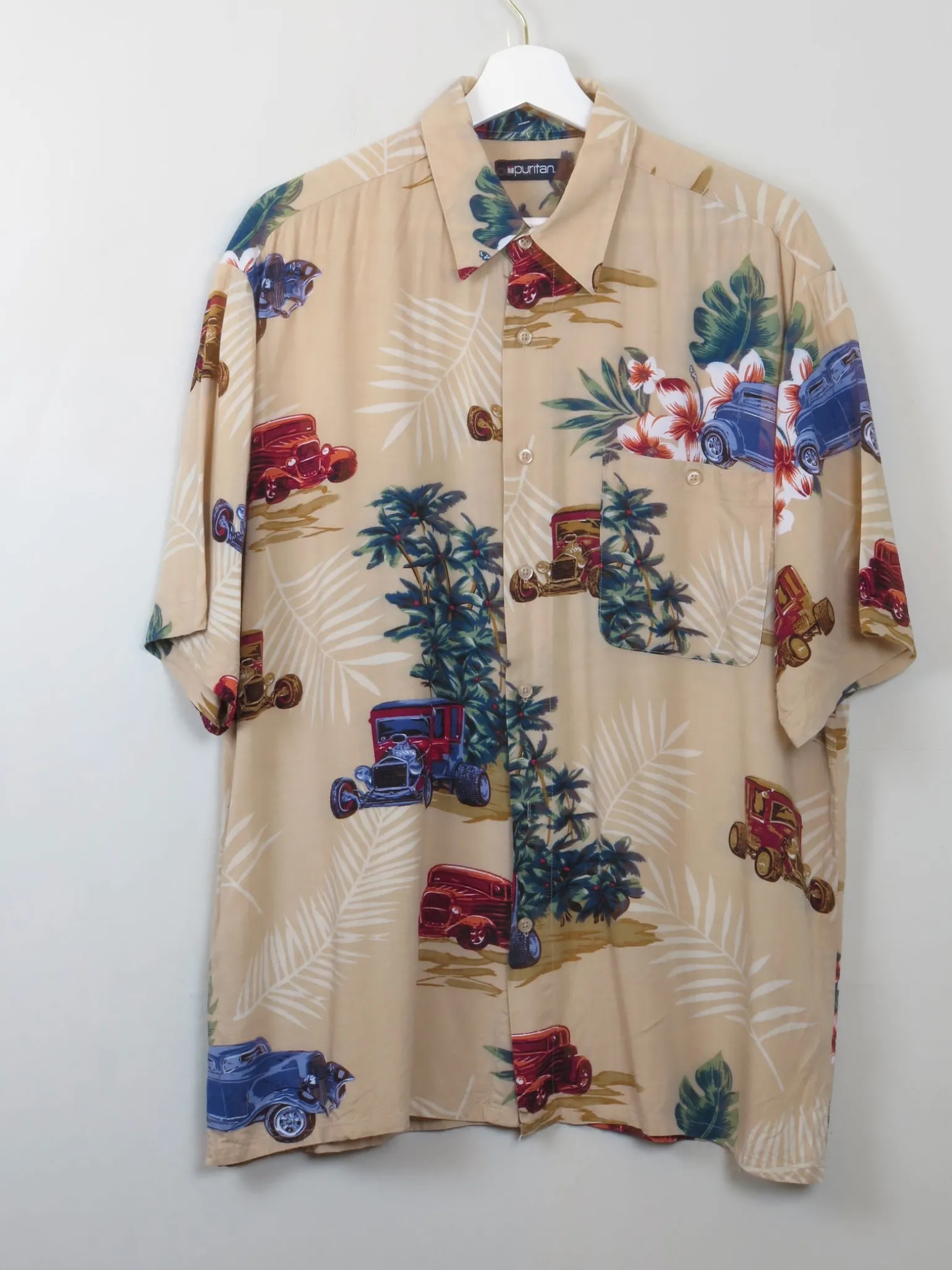 Men's Vintage Printed Shirt M/L