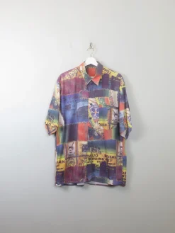 Men's Vintage Printed Shirt L/XL