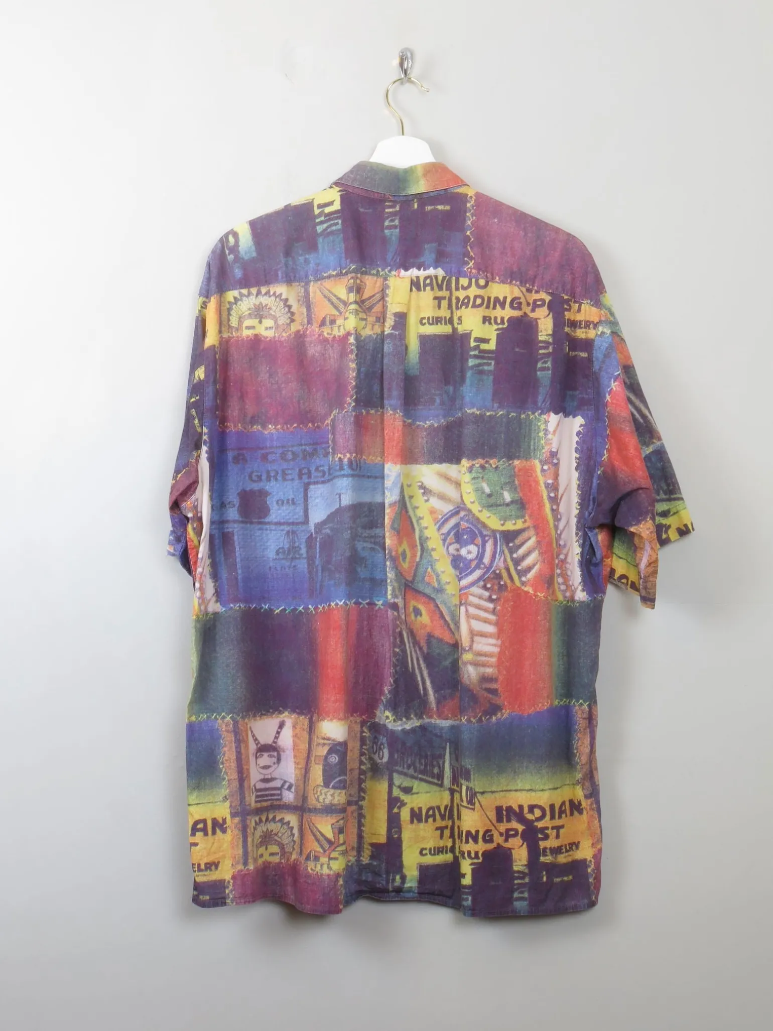 Men's Vintage Printed Shirt L/XL