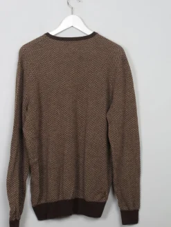 Men's Vintage Ralph Lauren Patterned Jumper M/L