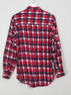 Men's Vintage Red Flannel Shirt S