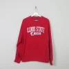 Men's Vintage Red Sweatshirt With Illinois State Logo L