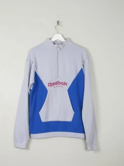 Men's Vintage Reebok Sweatshirt With Zip S