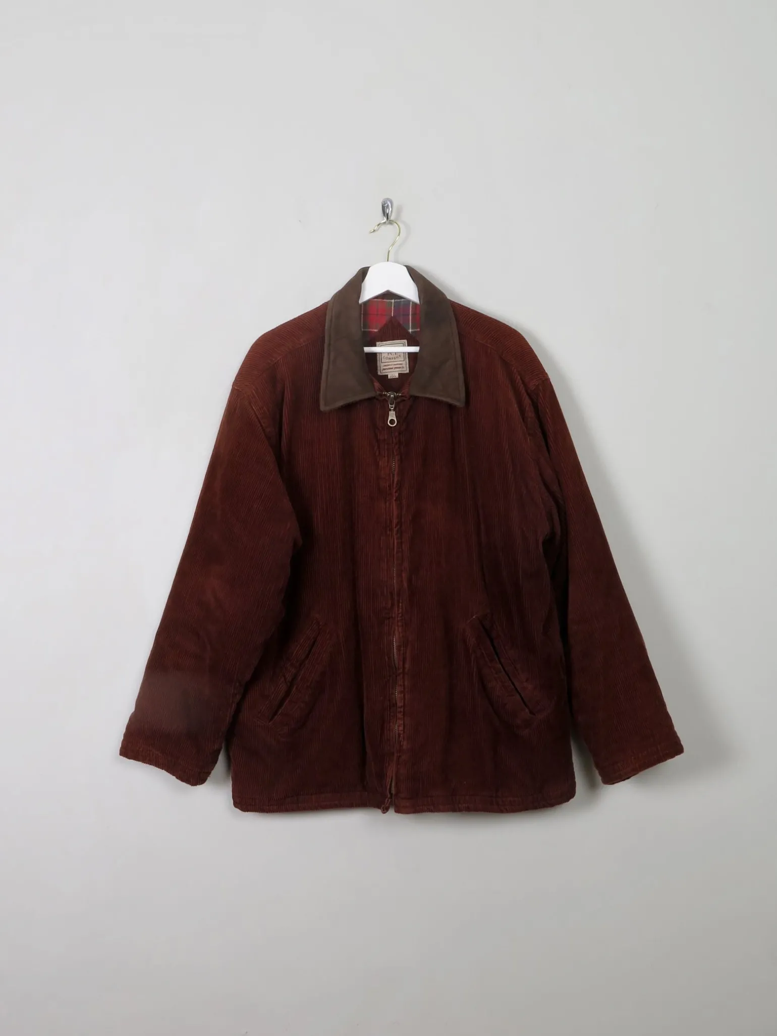 Men's Vintage Rust Corduroy Chore Jacket L