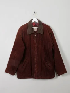 Men's Vintage Rust Corduroy Chore Jacket L