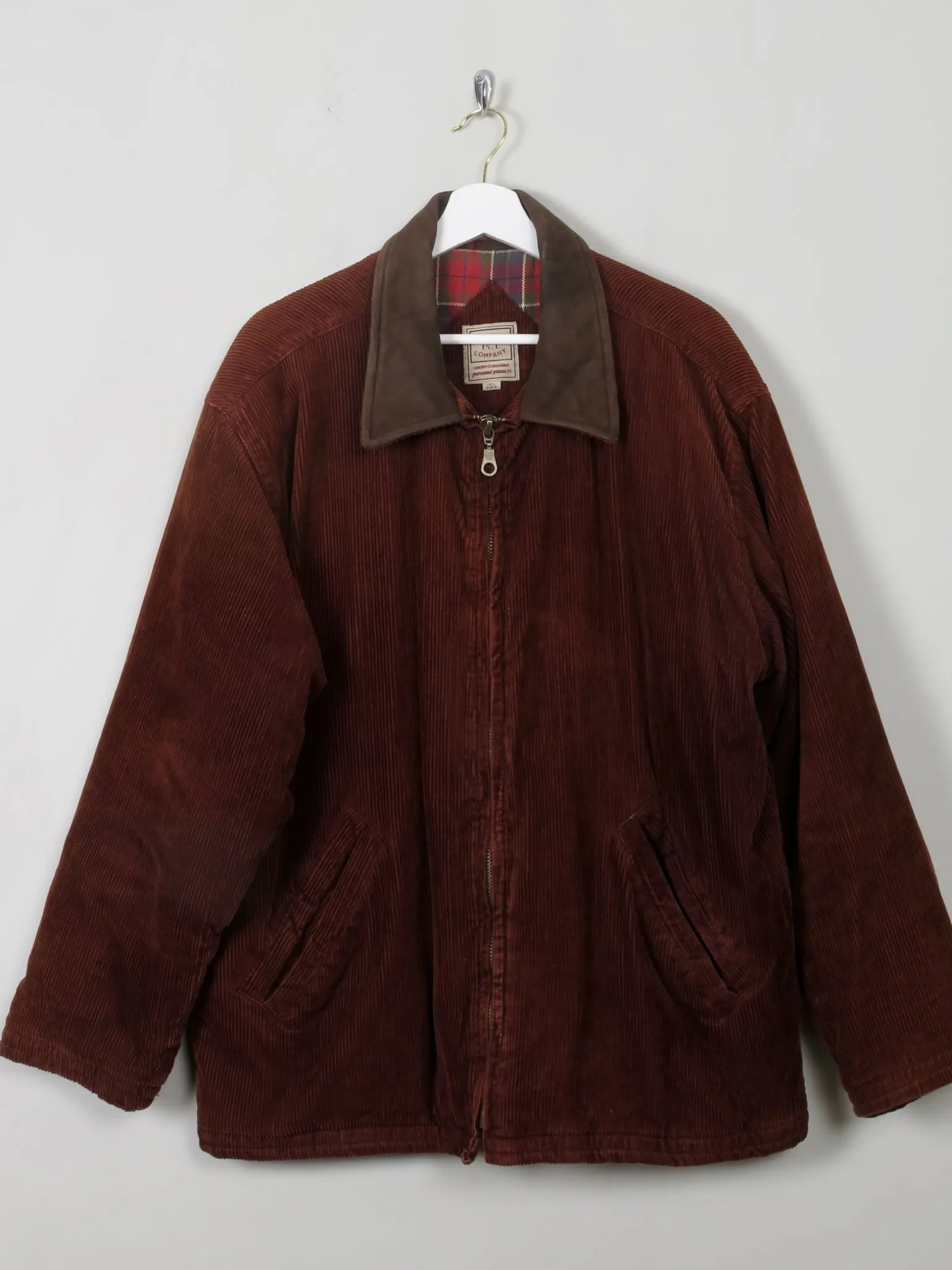 Men's Vintage Rust Corduroy Chore Jacket L