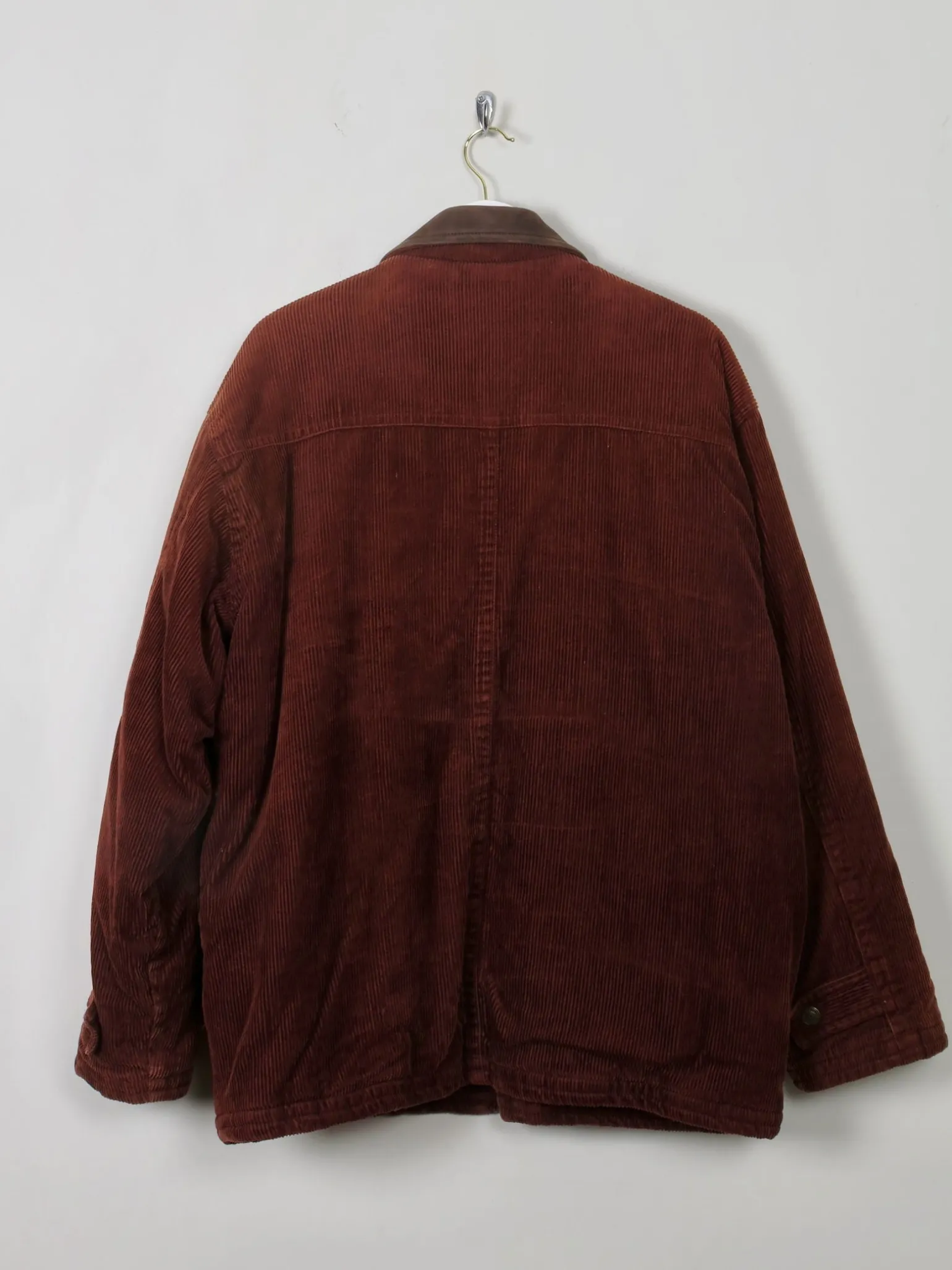 Men's Vintage Rust Corduroy Chore Jacket L