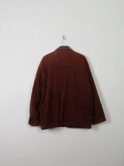 Men's Vintage Rust Corduroy Chore Jacket L