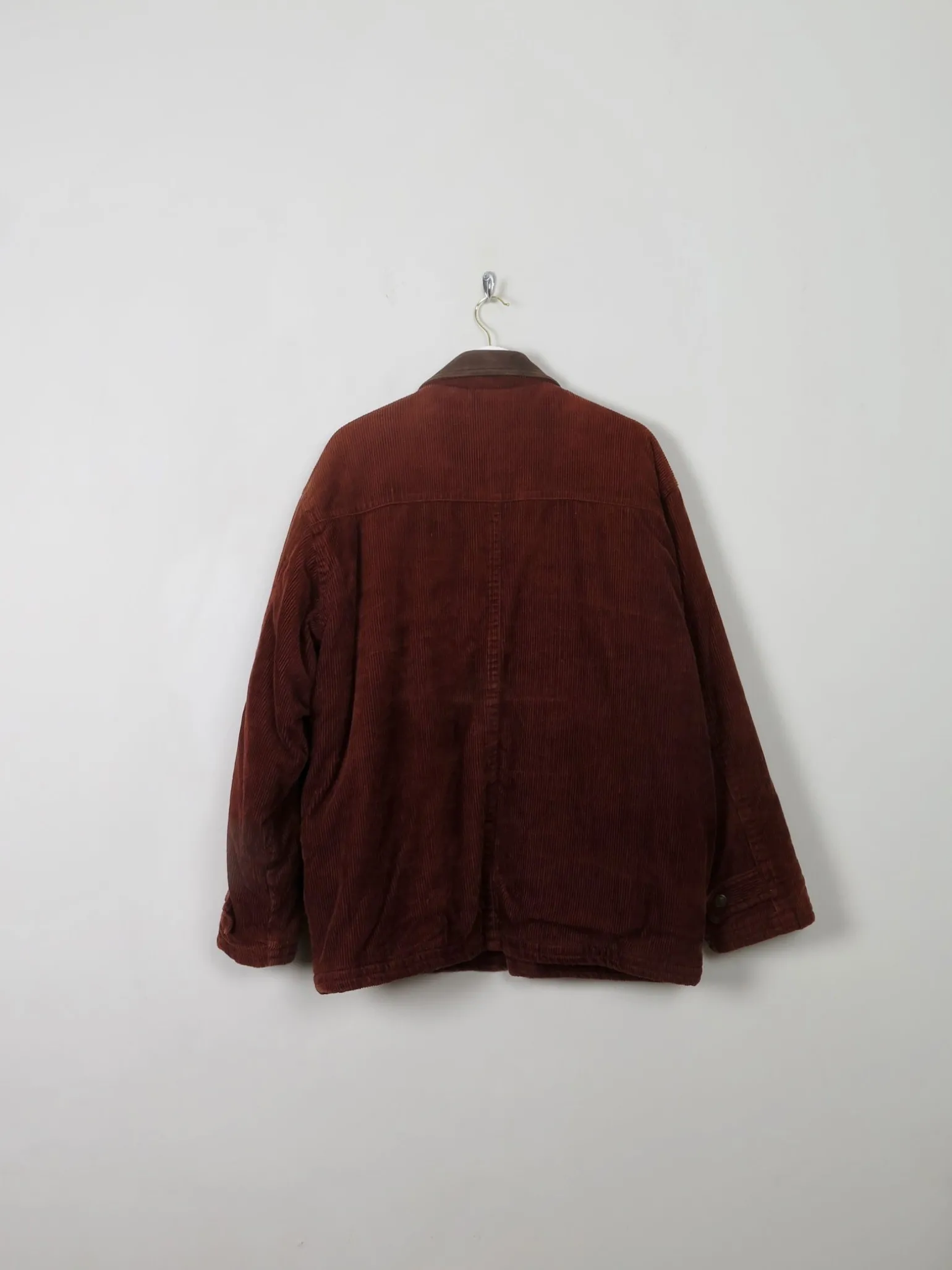 Men's Vintage Rust Corduroy Chore Jacket L