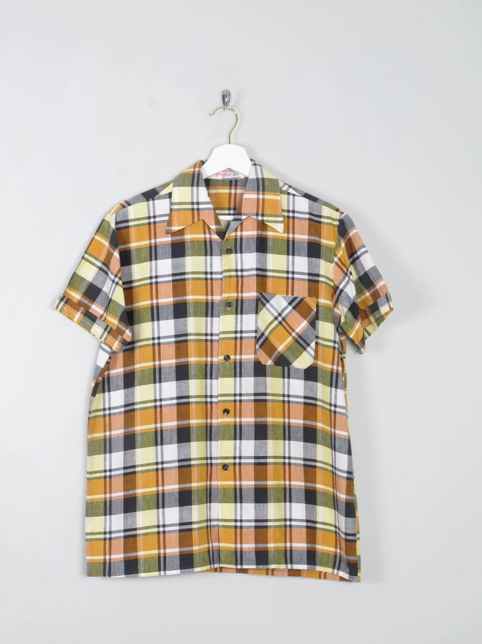 Men's Vintage 1950s Check Shirt S