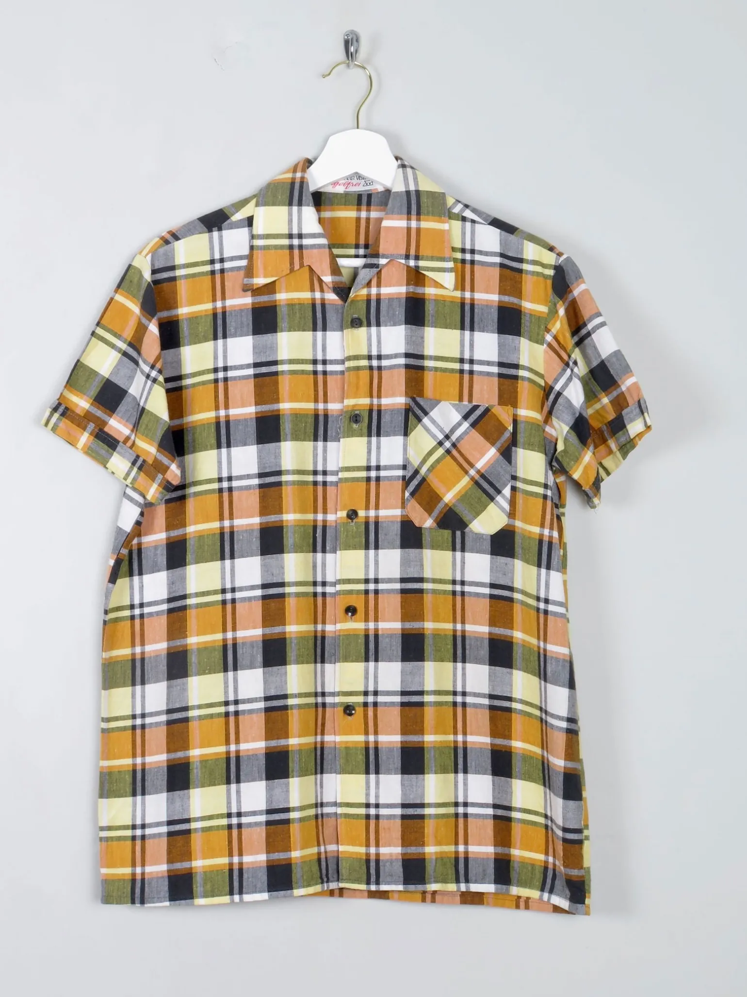 Men's Vintage 1950s Check Shirt S