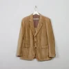 Men's Vintage 1970s Corduroy Tan Jacket M