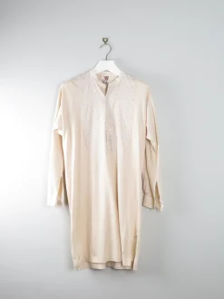 Men's Vintage 1940s Grandfather Night Shirt S