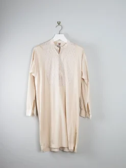 Men's Vintage 1940s Grandfather Night Shirt S