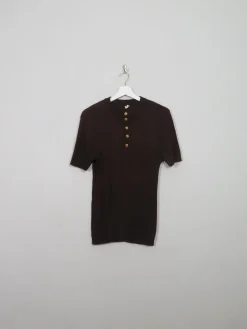 Men's Vintage 70s Ribbed Jumper M/L