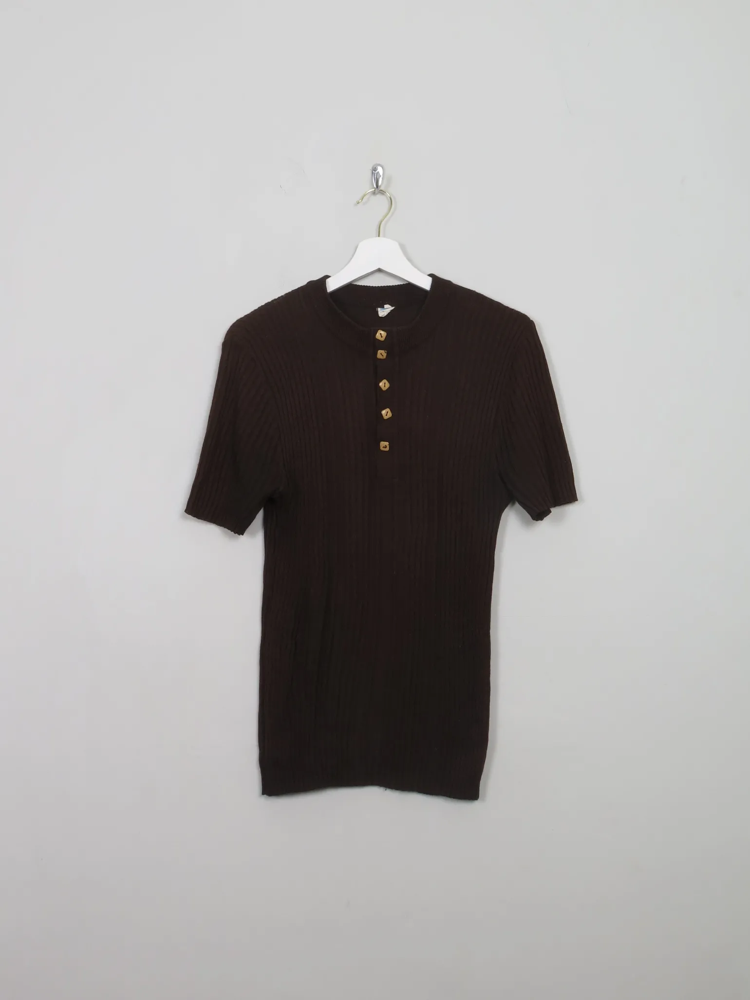 Men's Vintage 70s Ribbed Jumper M/L