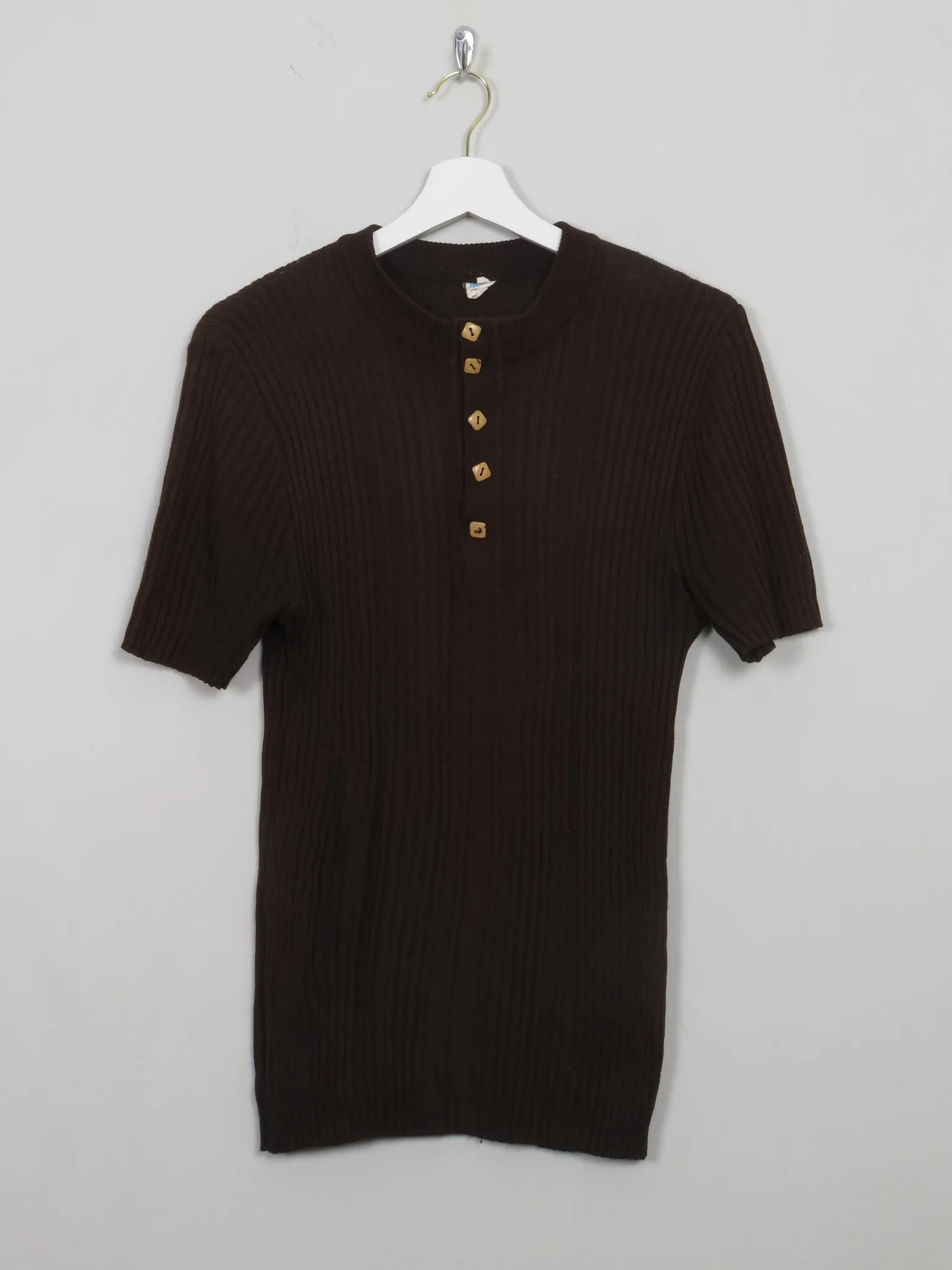 Men's Vintage 70s Ribbed Jumper M/L