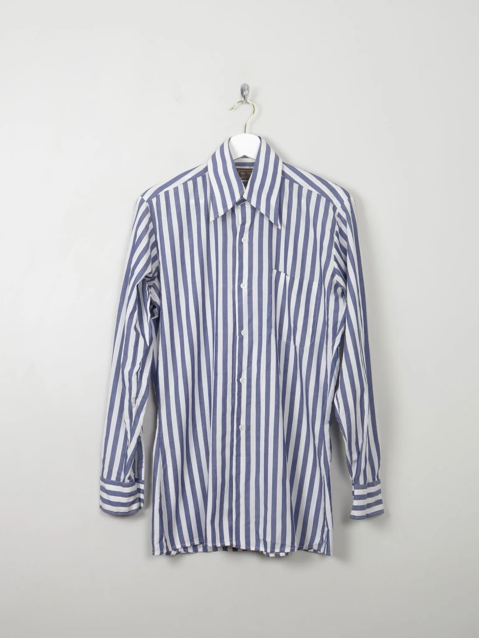 Men's Vintage 1970s Striped Shirt S/M