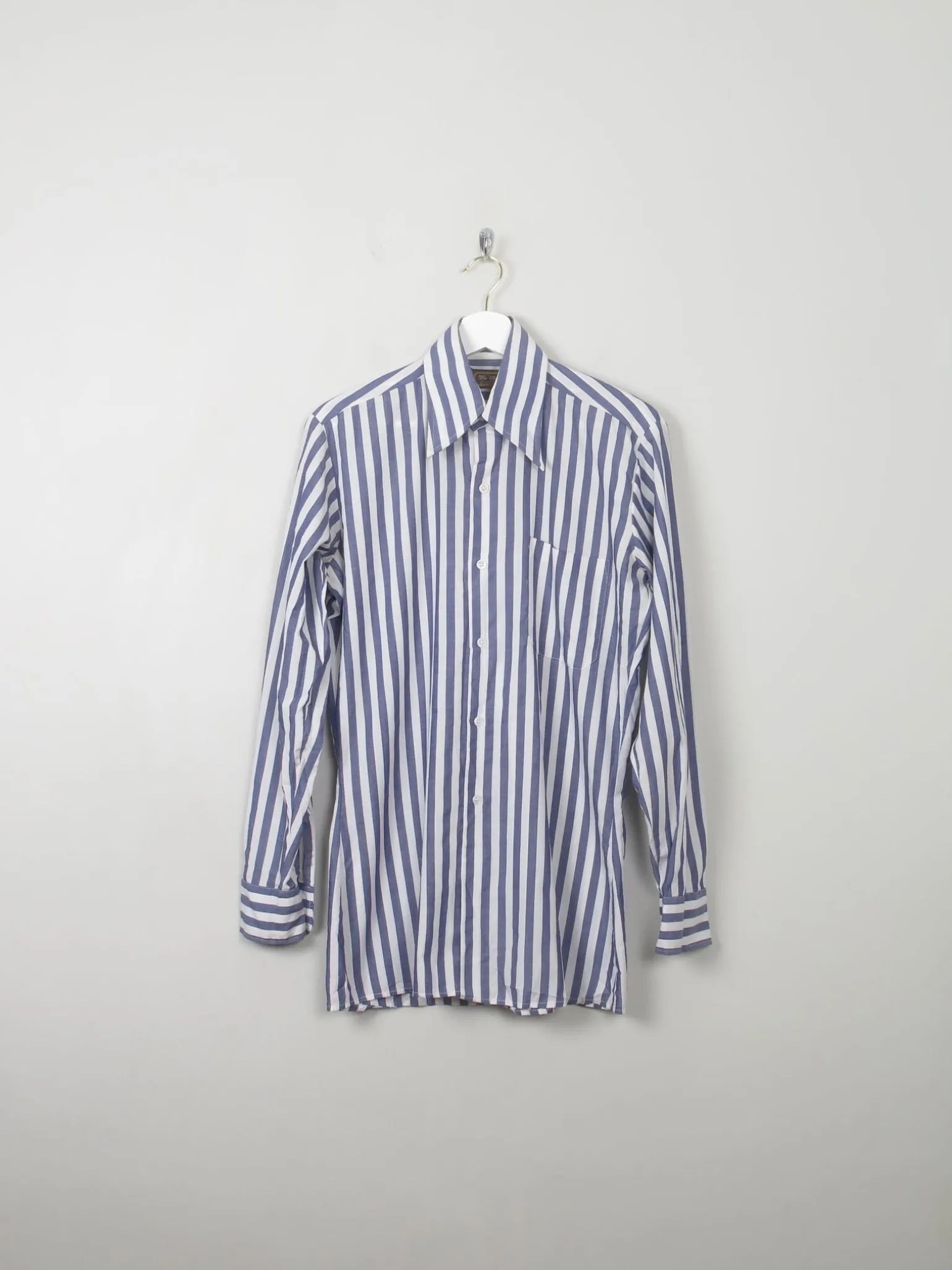 Men's Vintage 1970s Striped Shirt S/M
