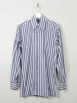 Men's Vintage 1970s Striped Shirt S/M