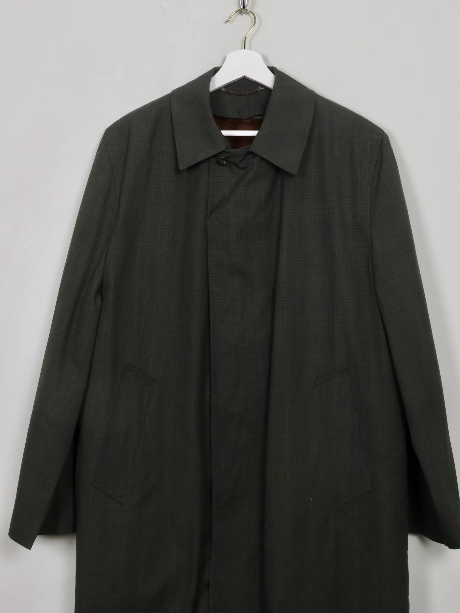 Men's Vintage 1950s Trench Coat L