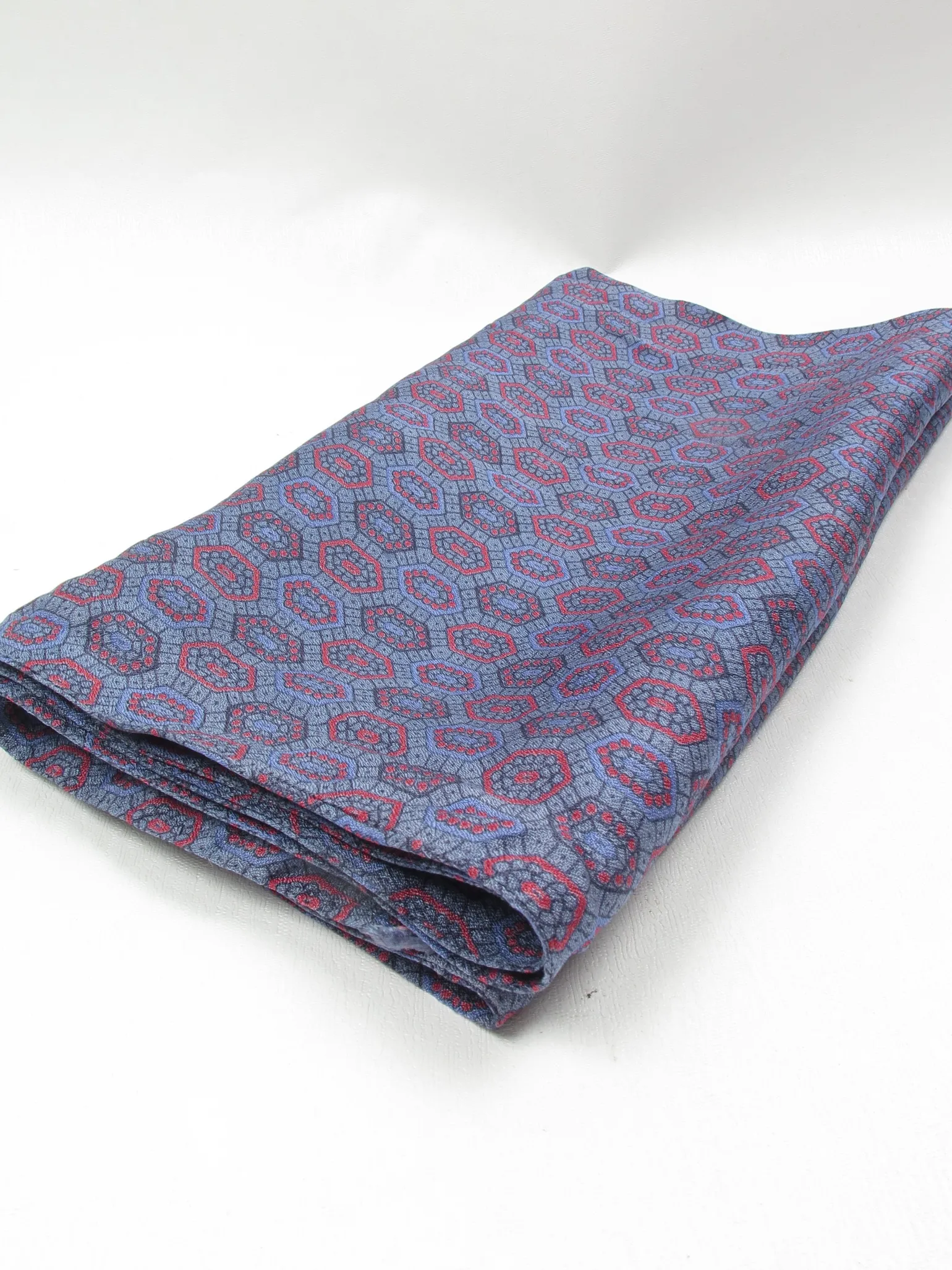 Men's Vintage Satin Printed Scarf