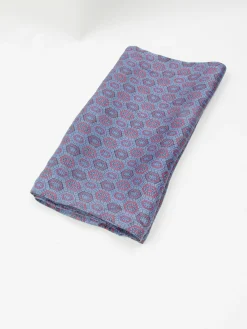 Men's Vintage Satin Printed Scarf