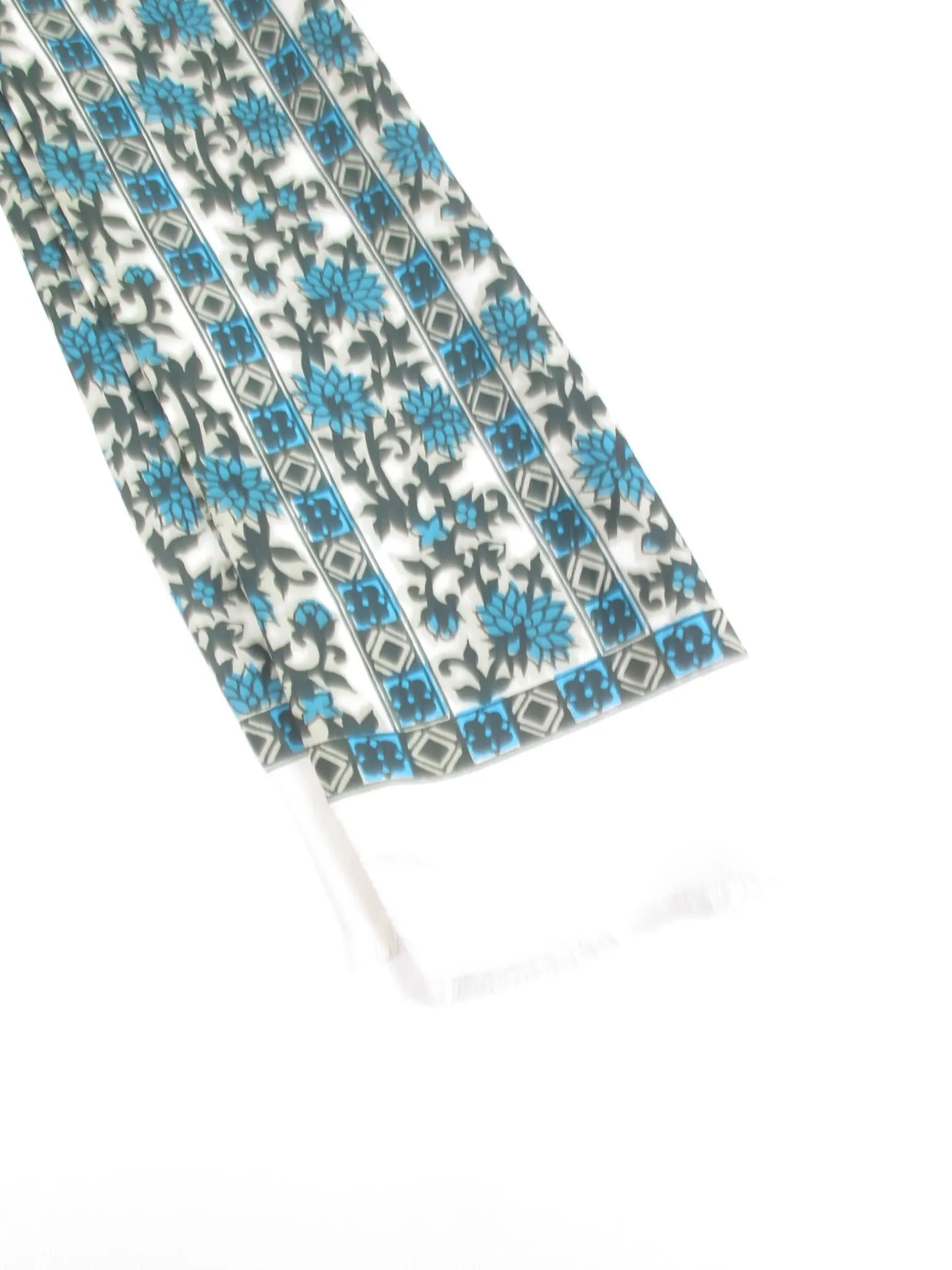 Men's Vintage Scarf Silk Printeda