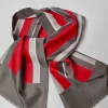 Mens Vintage Scarf Striped 1960s