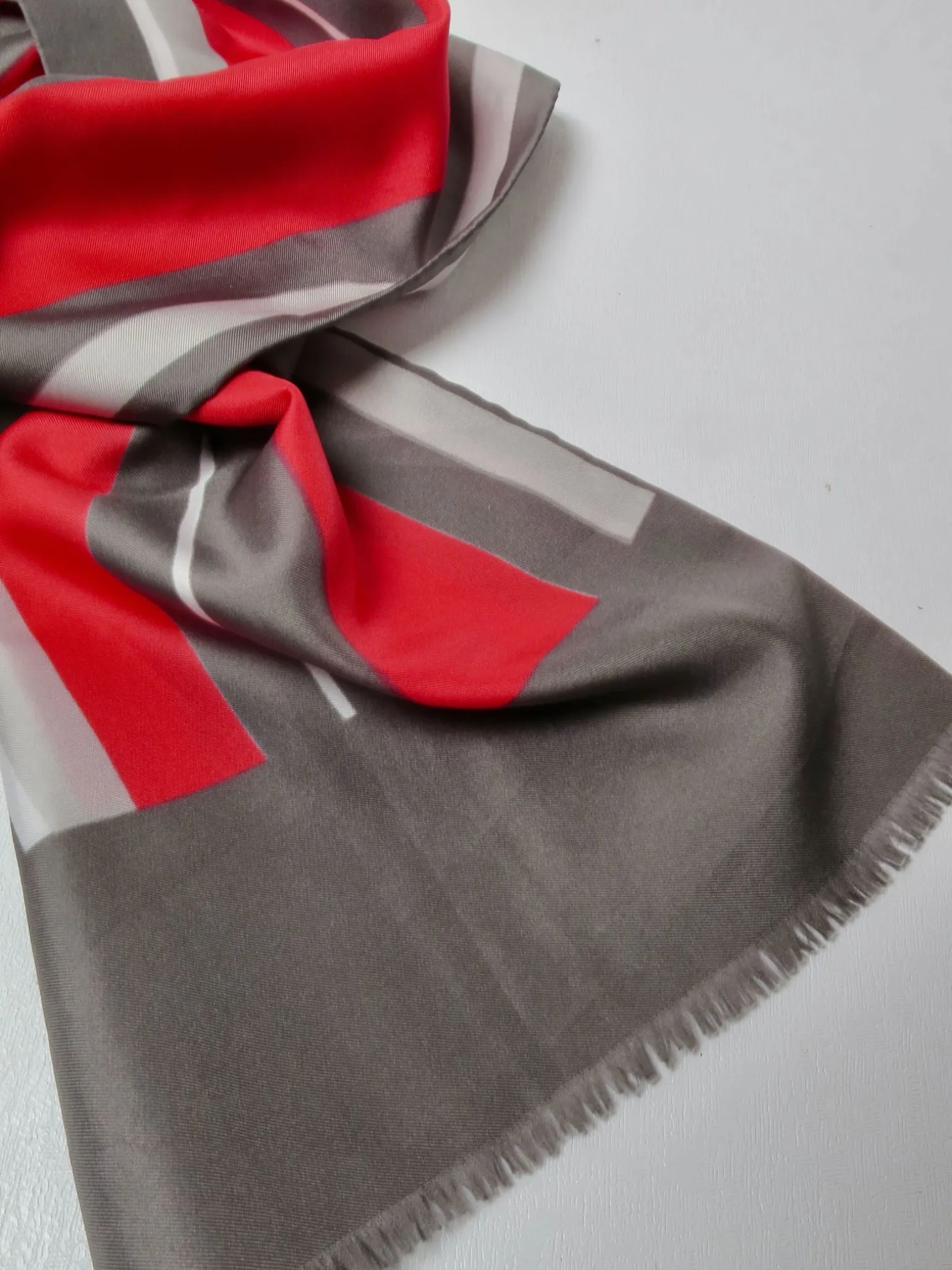 Mens Vintage Scarf Striped 1960s