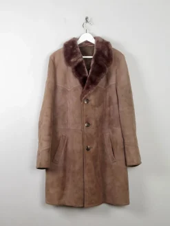Men's Vintage Sheepskin Coat L