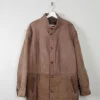 Men's Vintage Sheepskin Jacket L/XL