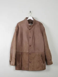 Men's Vintage Sheepskin Jacket L/XL