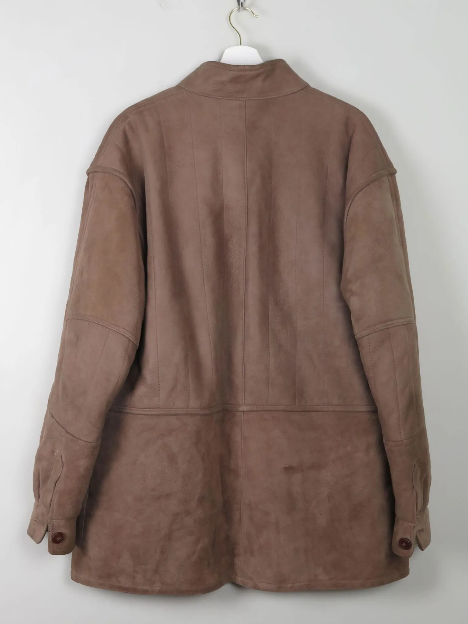 Men's Vintage Sheepskin Jacket L/XL