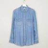 Men's Vintage Shirt Blue Denim S
