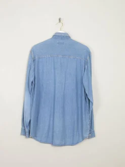 Men's Vintage Shirt Blue Denim S