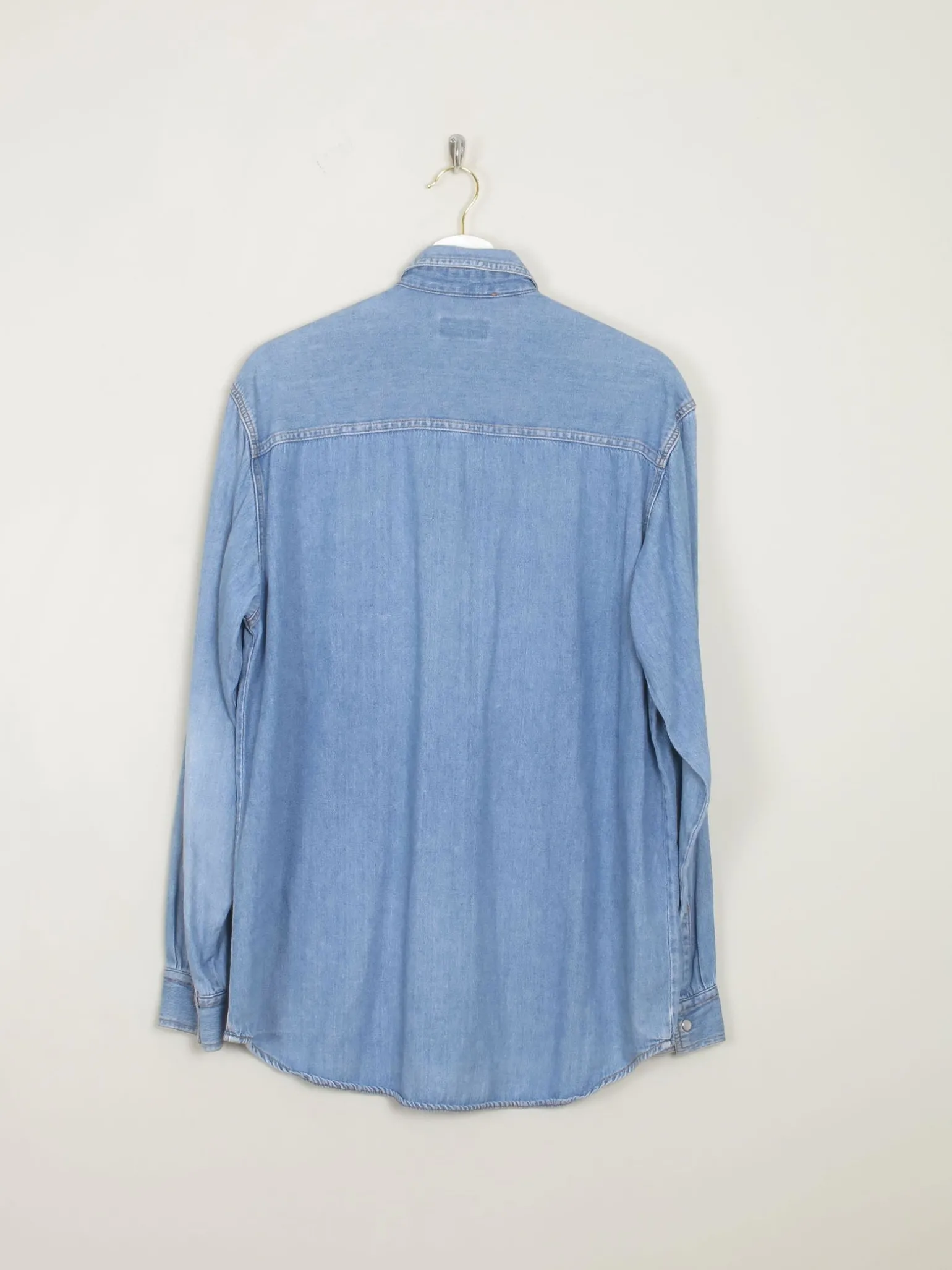 Men's Vintage Shirt Blue Denim S